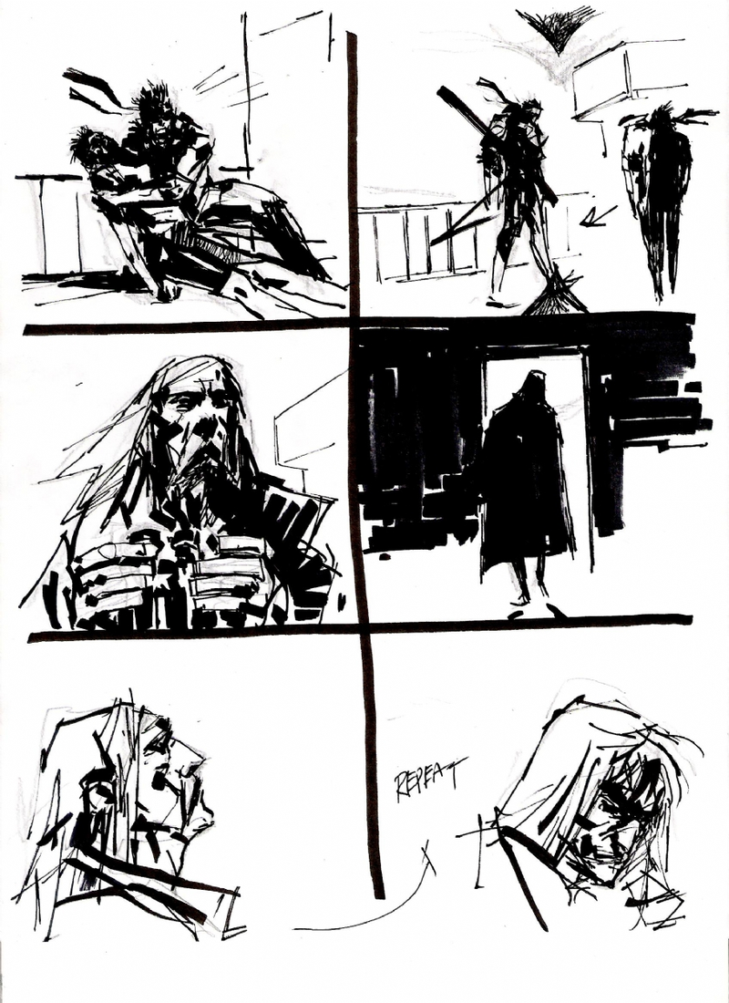 Illustration for article titled The Dark, Moody Metal Gear Art of Ashley Wood